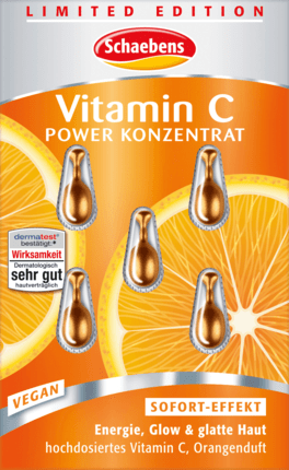 Schaebens, Vitamin C Power Konzentrat, 5 viên 5 tác dụng