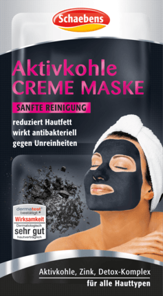 Schaebens, Aktivkohle Creme Maske (2 x 8 ml), 16 ml