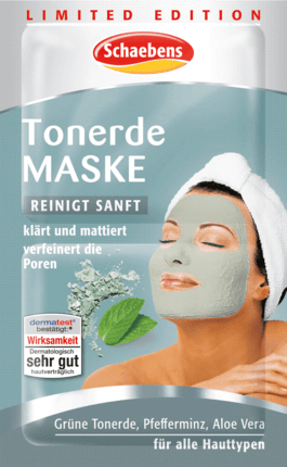 Schaebens, Tonerde Maske 10 ml, 2 x 5 ml